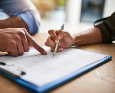 Guiding her through the consultation