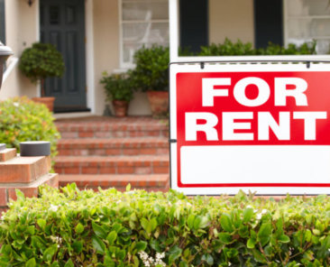 Portrait of house for rent