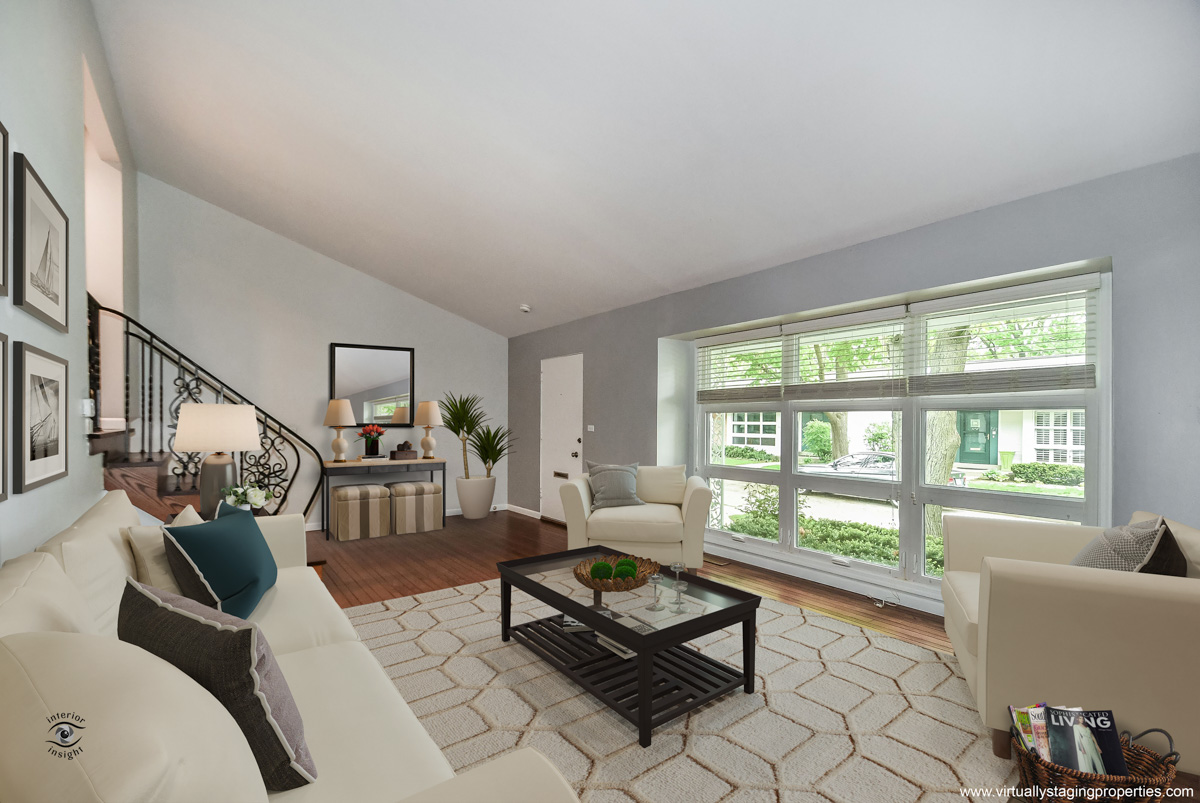 02-Living Room to Foyer-722-carriage-hill-drive-glenview-home-for-sale