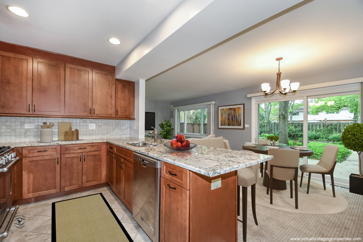 05-Kitchen to Dining Room-722-carriage-hill-drive-glenview-home-for-sale
